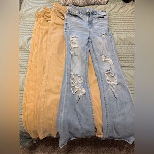American Eagle Jean Bundle, 0 & 00 Regular